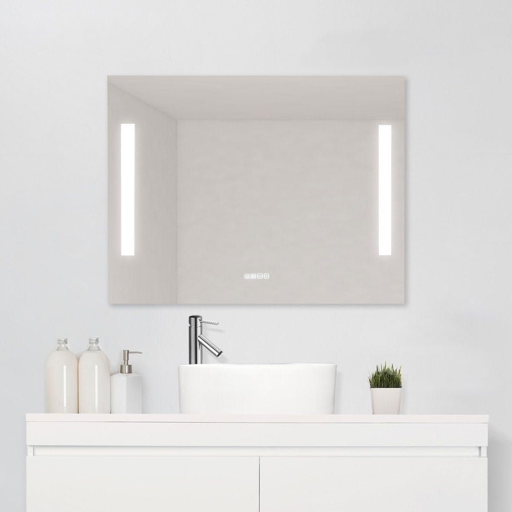 Miroir à éclairage DEL intégré et haut-parleur BLUETOOTH 36" x 28"