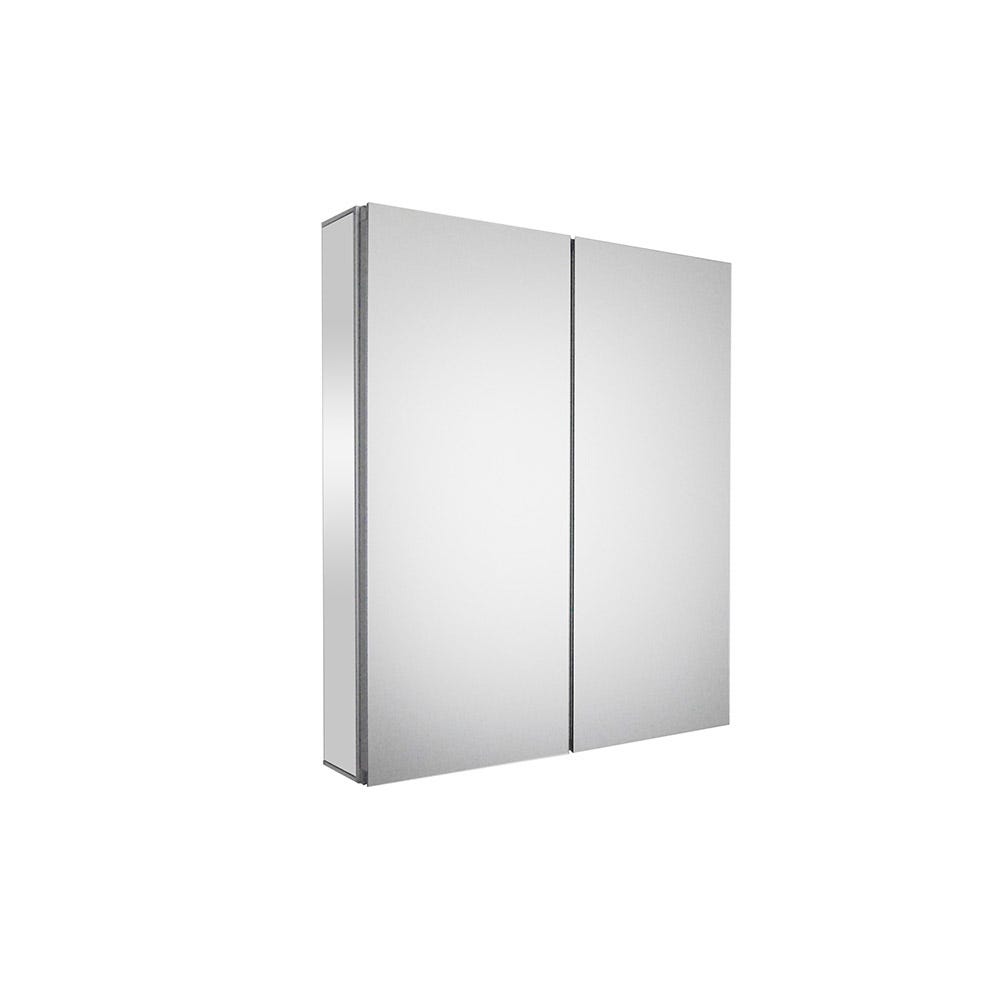 24" x 27" Medicine cabinet with 2 mirror doors for surface or flush-mount installation