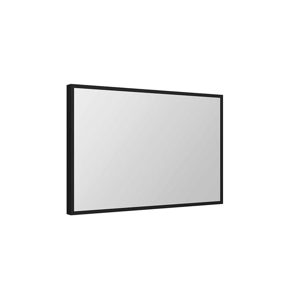 Miroir de salle de bain 36" x 24" avec cadre d'aluminium noir